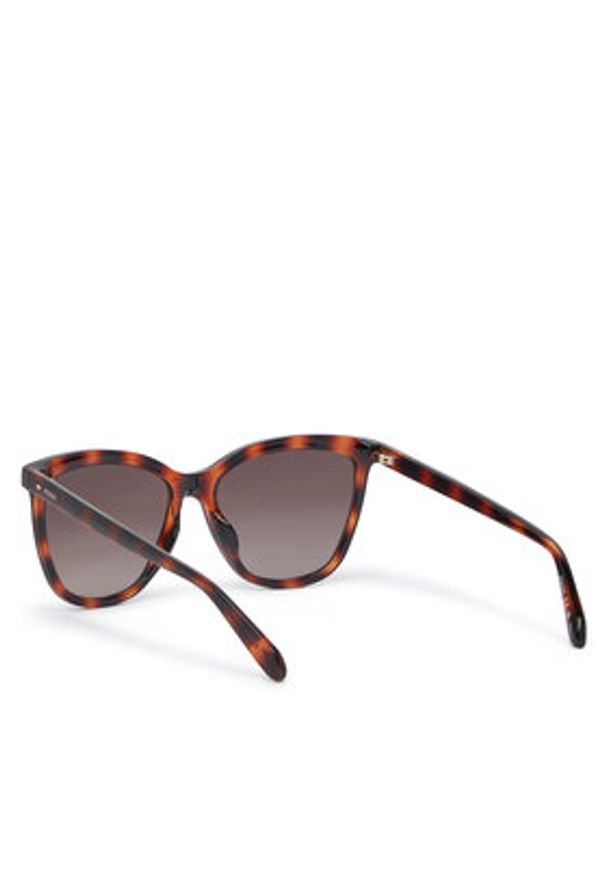 Fossil Okulary przeciwsłoneczne 2115/G/S 204706 Brązowy. Kolor: brązowy