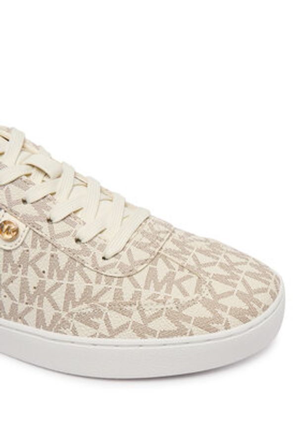 MICHAEL Michael Kors Sneakersy Scotty 43S5SCFS1B Écru. Kolor: kremowy. Materiał: skóra