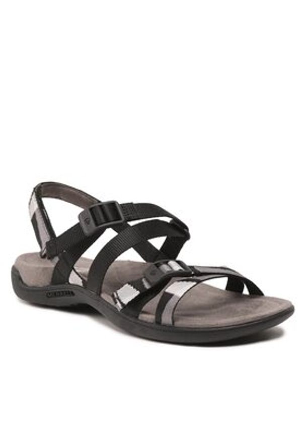 Merrell Sandały District 3 Backstrap Web J004190 Czarny. Kolor: czarny. Materiał: materiał