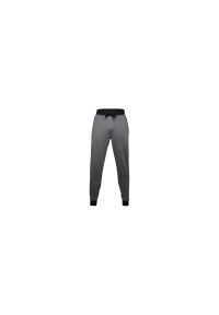 Spodnie Under Armour Sportstyle Jogger, Mężczyźni. Kolor: szary. Materiał: poliester, materiał. Sport: piłka nożna