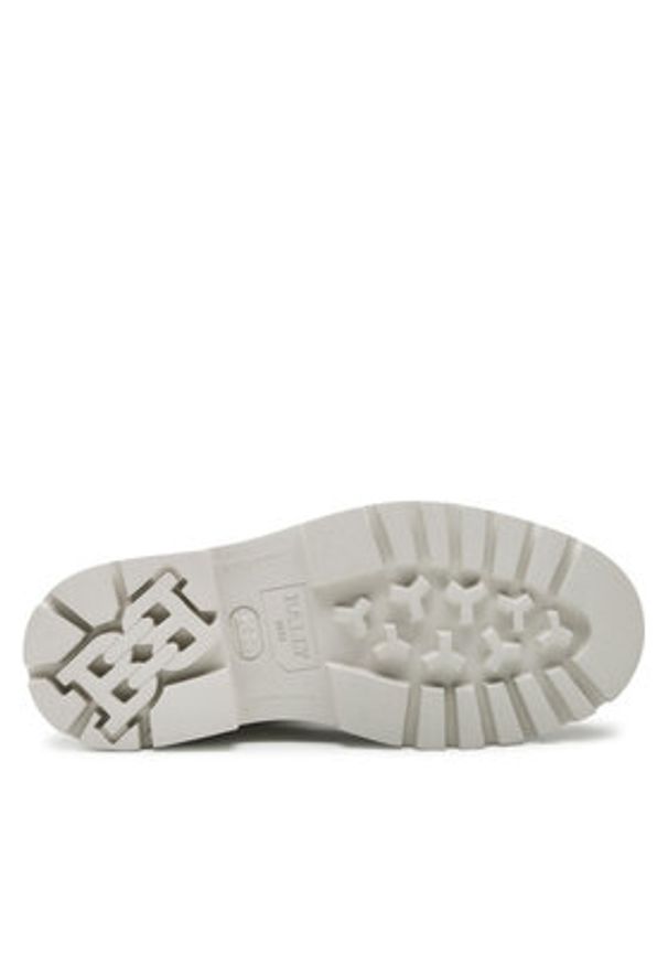 Bally Trapery Gioele Flat 6301558 Biały. Kolor: biały. Materiał: skóra