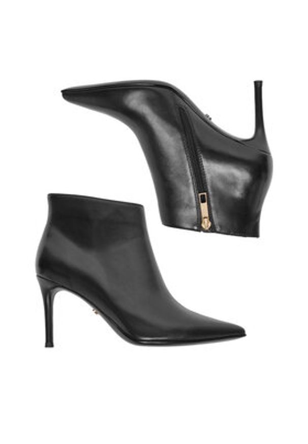 Gino Rossi Botki EO-CLOE-GLC9273-4-370-1 Czarny. Kolor: czarny. Materiał: skóra