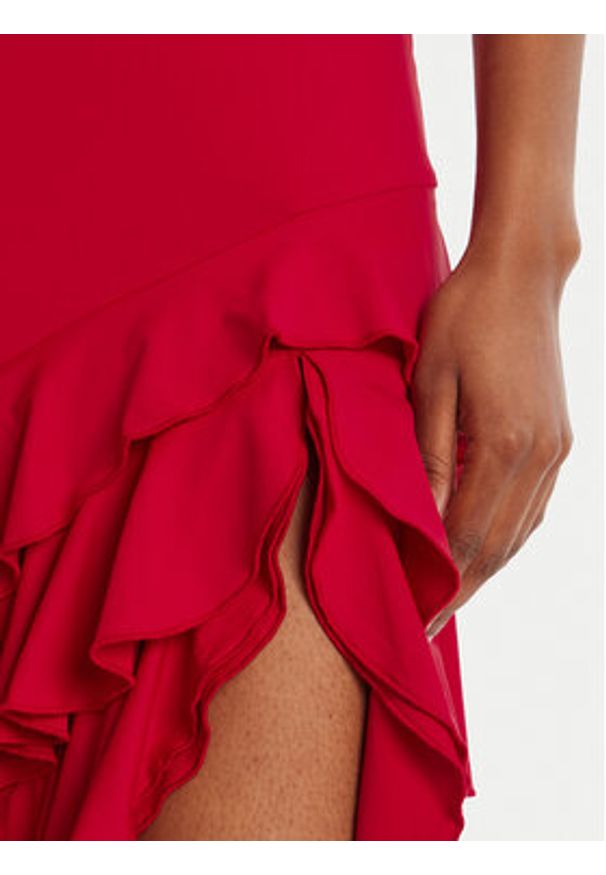 BARDOT - Bardot Sukienka koktajlowa Agastina Strapless 60029DB Czerwony Slim Fit. Kolor: czerwony. Materiał: syntetyk. Styl: wizytowy