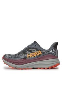 HOKA - Hoka Buty do biegania Stinson 7 1141530 Szary. Kolor: szary. Materiał: materiał