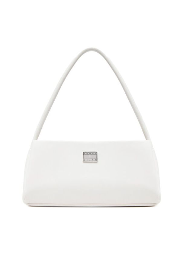 Tommy Jeans Torebka Tjw American Cool Shoulder Bag AW0AW17295 Biały. Kolor: biały. Materiał: skórzane