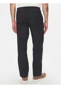Lindbergh Spodnie materiałowe 30-008031 Granatowy Relaxed Fit. Kolor: niebieski. Materiał: bawełna