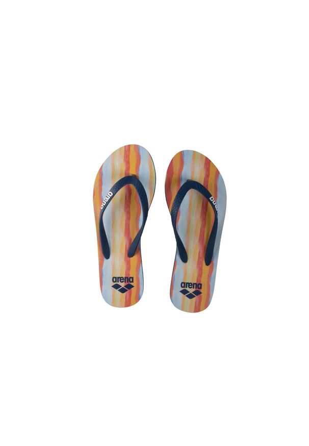 Japonki Arena Beach Thong Prints. Okazja: na plażę. Kolor: wielokolorowy. Wzór: nadruk. Sezon: lato. Styl: elegancki