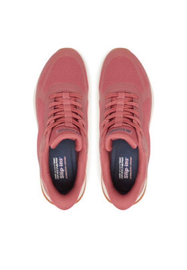 skechers - Skechers Sneakersy Bobs Squad 4-Staple Look 117624/ROS Różowy. Kolor: różowy. Materiał: materiał