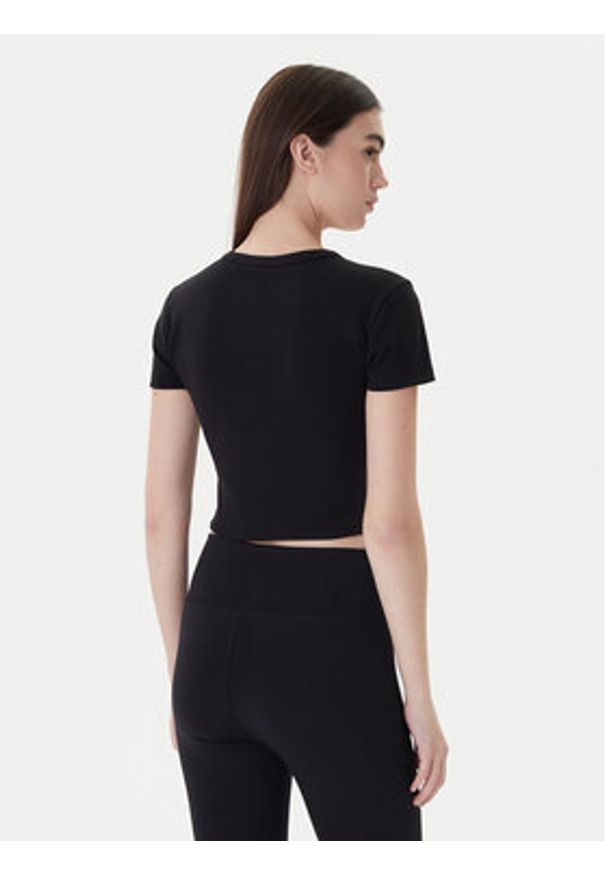 Hugo T-Shirt Delanor 50512000 Czarny Slim Fit. Kolor: czarny. Materiał: bawełna