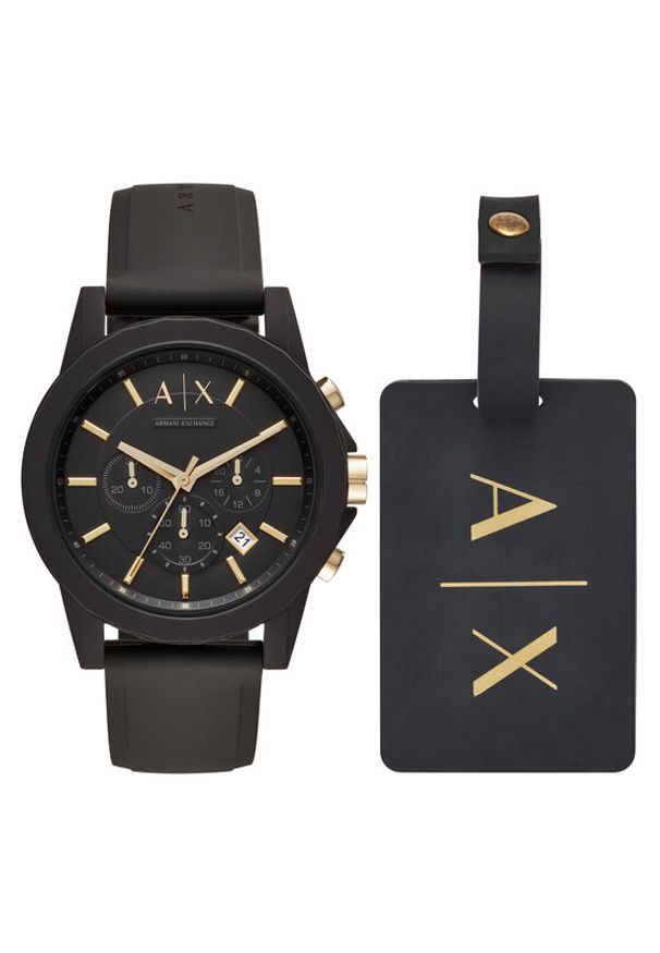 Armani Exchange Zegarek Outerbanks AX7105 Czarny. Kolor: czarny