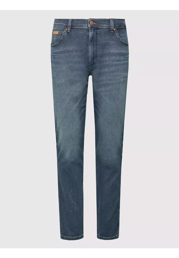 Wrangler - WRANGLER TEXAS MĘSKIE SPODNIE JEANSOWE TAPER GREEN TWIST W12TXP409 112145808