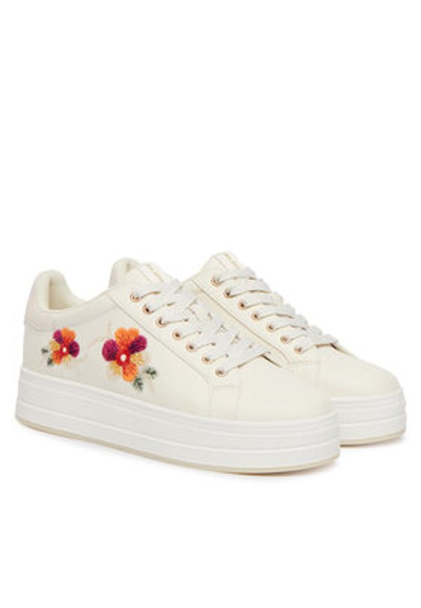Aldo Sneakersy Glenoran 14296209 Biały. Kolor: biały. Materiał: skóra