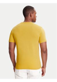United Colors of Benetton - United Colors Of Benetton T-Shirt 3U53J1F15 Żółty Regular Fit. Kolor: żółty. Materiał: bawełna #3