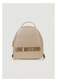 Love Moschino - LOVE MOSCHINO Plecak JC4197PP1MKD196A Złoty. Kolor: złoty. Materiał: skóra