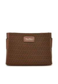 Torebka Max Mara Beachwear. Kolor: brązowy