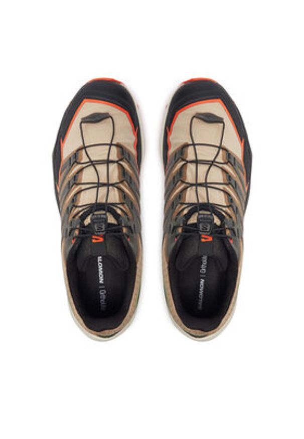 salomon - Salomon Buty do biegania Thundercross L47688400 Brązowy. Kolor: brązowy. Materiał: materiał