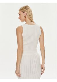 Marciano Guess Kardigan 4GGR05 5810Z Écru Slim Fit. Materiał: wiskoza