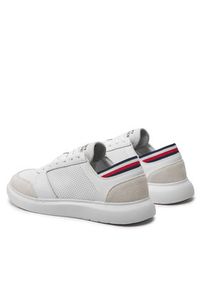 TOMMY HILFIGER - Tommy Hilfiger Sneakersy Lightweight Cup Seasonal Mix FM0FM04961 Biały. Kolor: biały. Materiał: materiał #6