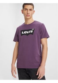 Levi's® T-Shirt Classic Graphic Tee 224911193 Fioletowy Regular Fit. Kolor: fioletowy. Materiał: bawełna
