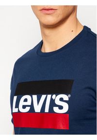 Levi's® T-Shirt Sportswear Graphic Tee 39636-0003 Granatowy Regular Fit. Kolor: niebieski. Materiał: bawełna #4