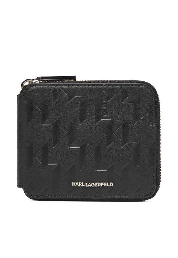 Karl Lagerfeld - KARL LAGERFELD Portfel B1M32050 Czarny. Kolor: czarny. Materiał: skóra