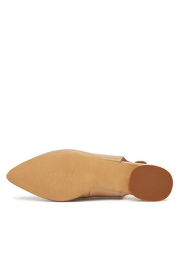 Lasocki Baleriny WYL4048-3Z Beżowy. Kolor: beżowy. Materiał: skóra