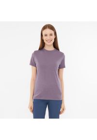Viking - T-shirt damski VIKING Salen Lady Merino. Kolor: fioletowy #1
