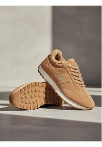 Beverly Hills Polo Club Sneakersy EO-V12-1187 Brązowy. Kolor: brązowy. Materiał: skóra, zamsz #3