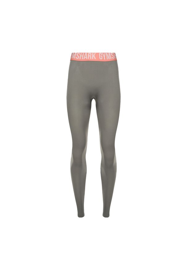 GYM SHARK - Legginsy treningowe damskie Gymshark Fit. Kolor: szary