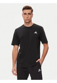 Adidas - adidas T-Shirt Essentials Single Jersey Embroidered Small Logo T-Shirt IC9282 Czarny Regular Fit. Kolor: czarny. Materiał: bawełna