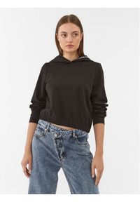 Calvin Klein Jeans Bluza J20J222200 Czarny Regular Fit. Kolor: czarny. Materiał: wiskoza