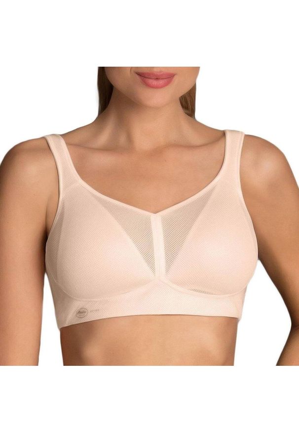 ANITA ACTIVE - Stanik do biegania Air Control mit Delta Pad z wysoki poziomem podtrzymywania. Kolor: różowy. Materiał: poliester, elastan, poliamid. Sport: fitness