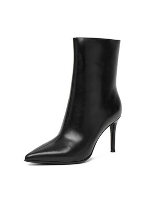 Gino Rossi Botki EO-GLC6306-6320-5 Czarny. Kolor: czarny. Materiał: skóra