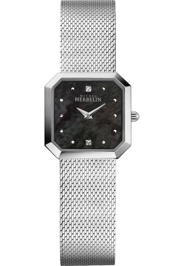 Zegarek Adriatica Zegarek damski Herbelin 17426B49 CYRKONIE srebrny. Kolor: srebrny