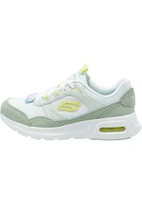 skechers - Buty do chodzenia damskie Skechers Skech Air Court Cool. Kolor: zielony. Materiał: syntetyk, materiał. Szerokość cholewki: normalna. Sport: turystyka piesza #1