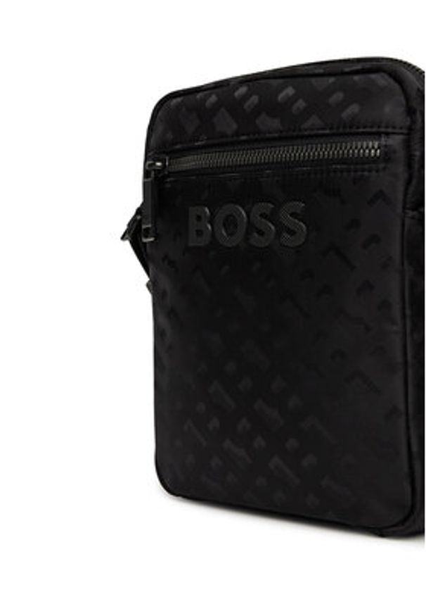 BOSS Saszetka 50541467 Czarny. Kolor: czarny. Materiał: skóra