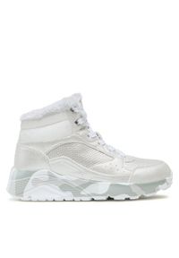 skechers - Skechers Sneakersy Uno Lite Camo Dazzle 310485L/SLGY Srebrny. Kolor: srebrny. Materiał: materiał