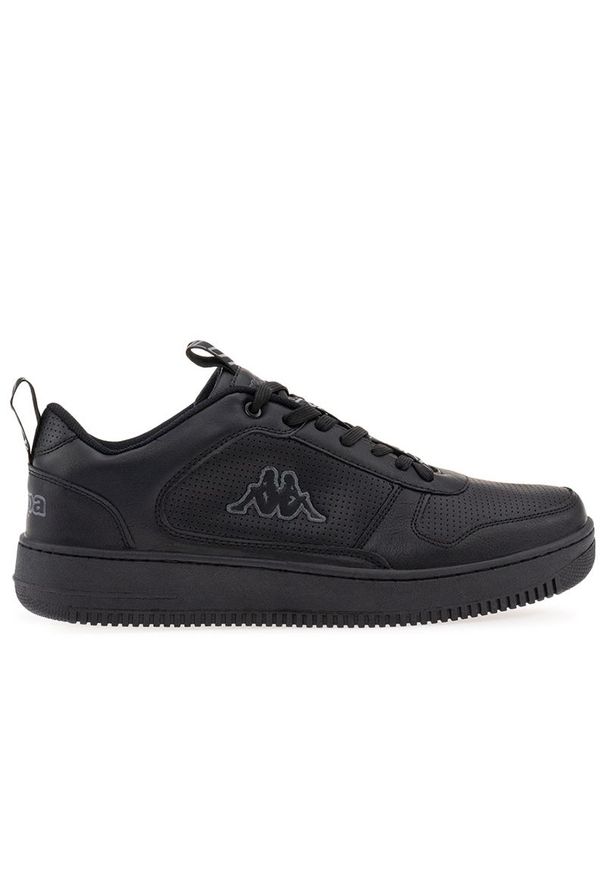 Buty Kappa Fogo 243180OC-1116 - czarne. Okazja: na co dzień. Kolor: czarny. Materiał: materiał, syntetyk, guma. Szerokość cholewki: normalna