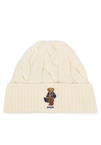 Czapka Polo Ralph Lauren. Kolor: kremowy #1