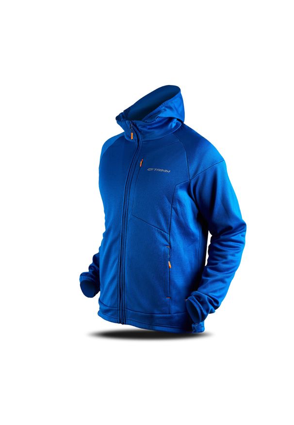 TRIMM - Bluza Trimm BART. Typ kołnierza: kaptur. Kolor: niebieski. Sezon: zima. Sport: narciarstwo