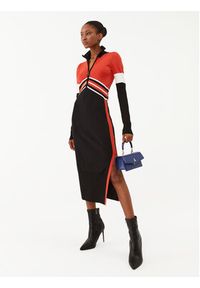 Patrizia Pepe Sukienka dzianinowa 8A1153/K7X5-XV87 Kolorowy Slim Fit. Materiał: wiskoza. Wzór: kolorowy #3