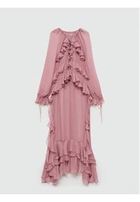 mango - Mango Sukienka letnia Royal 77094795 Różowy Loose Fit. Kolor: różowy. Materiał: wiskoza. Sezon: lato #6