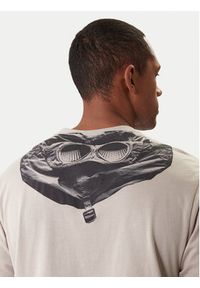 C.P. Company T-Shirt 20CMTS725A005100W Beżowy Regular Fit. Kolor: beżowy. Materiał: bawełna #5