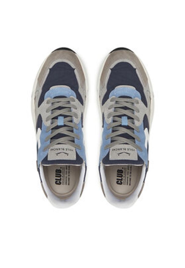 Voile Blanche Sneakersy Club19 0012018288.01.1B02 Szary. Kolor: szary. Materiał: zamsz, skóra