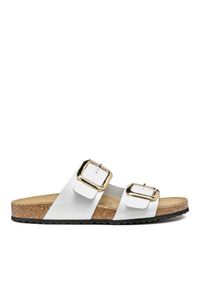 Klapki Geox. Kolor: biały #1