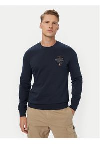Aeronautica Militare Longsleeve 262TS2574UJ00703 Granatowy Regular Fit. Kolor: niebieski. Materiał: bawełna. Długość rękawa: długi rękaw #1