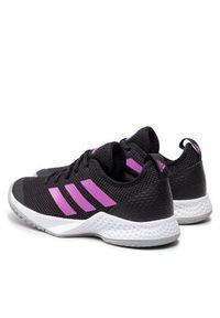 Adidas - adidas Buty CourtFlash W GW6263 Czarny. Kolor: czarny. Materiał: materiał
