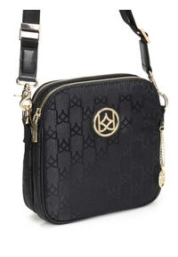 Kazar - Czarna listonoszka damska. Kolor: czarny. Materiał: skórzane #3