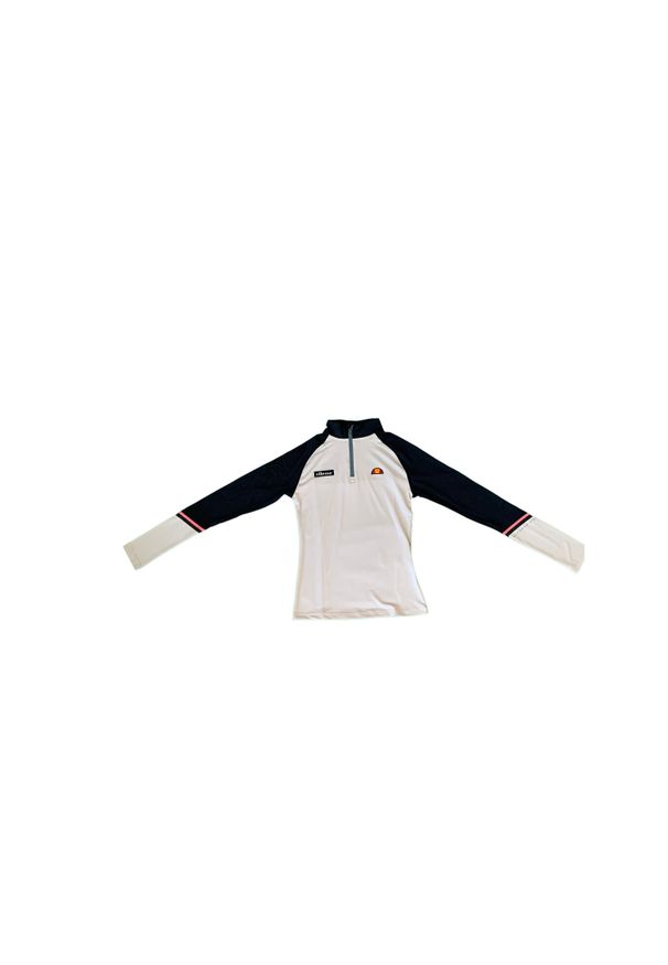 Damska koszulka z półzamkiem Ellesse Frayi. Typ kołnierza: golf. Kolor: beżowy. Sport: golf