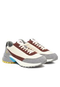 Calvin Klein Jeans Sneakersy Hike Runner Casual Ny-Su YM0YM01292 Beżowy. Okazja: na co dzień. Kolor: beżowy. Materiał: skóra #4